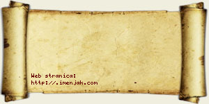 Milena Backović vizit kartica